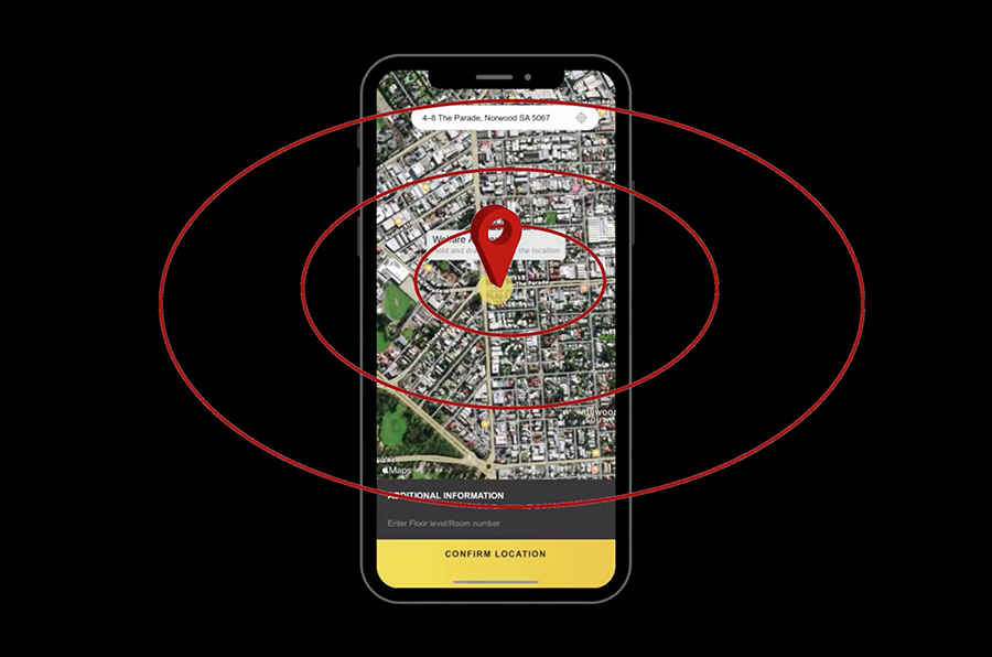 Location based panic and duress apps